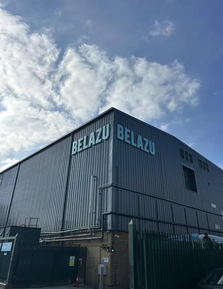 Belazu, photo 1: High-level built-up lettering