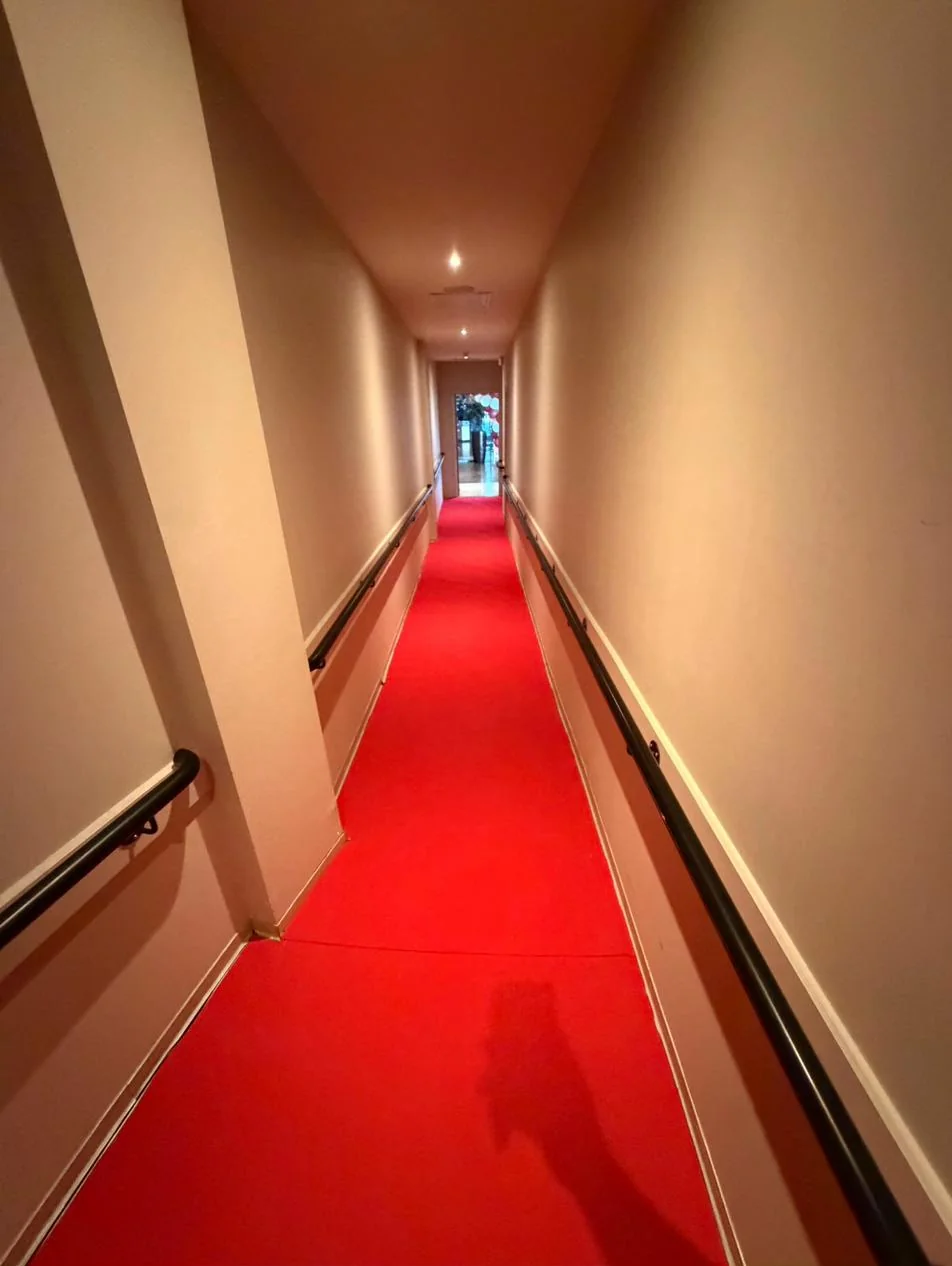 Coca-Cola x Costa x Premier League, photo 3: Odeon IMAX Greenwich: floor laminate, Toblerone signage, door vinyl and red carpet